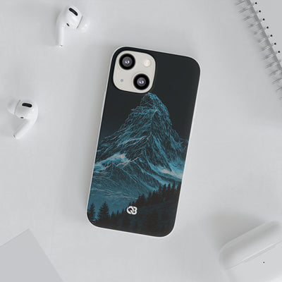 Glacial Alpine Peak · Lite Phone Case for iPhone ·  Blue
