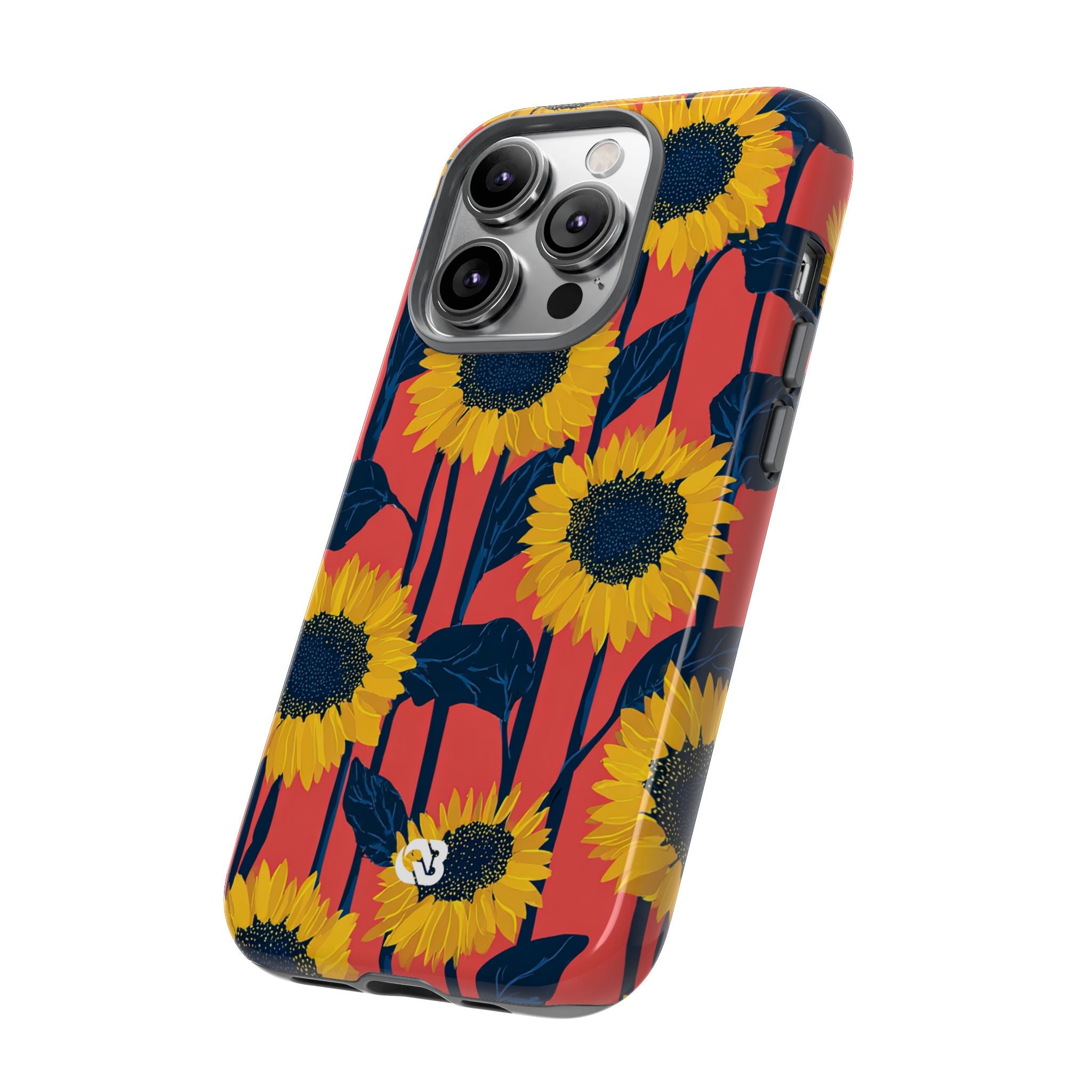 Solar Navy Bloom · Tough Phone Case for iPhone
