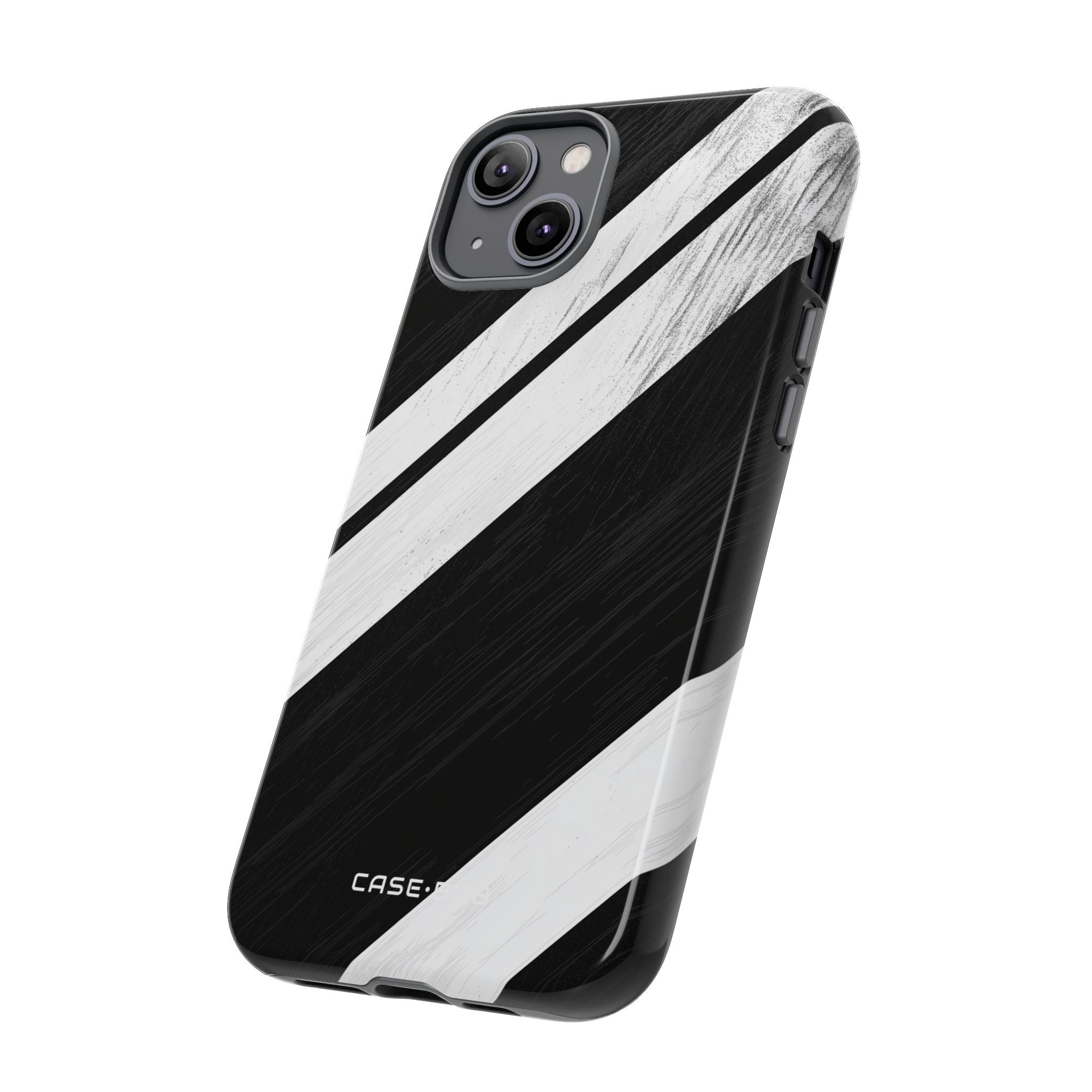Distressed Stripe Motion iPhone 14 Plus Case - Tough