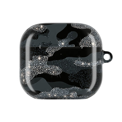 Glitter Shadow Camo · Hard Case for AirPods & AirPods Pro · Black
