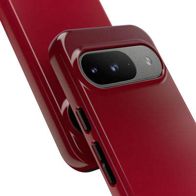 Red Tough Phone Case for Google Pixel - Crimson Velvet Fade