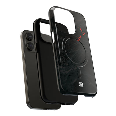 Crimson Ridge Pass · Tough 2.0 Magnetic Phone Case for iPhone · Black