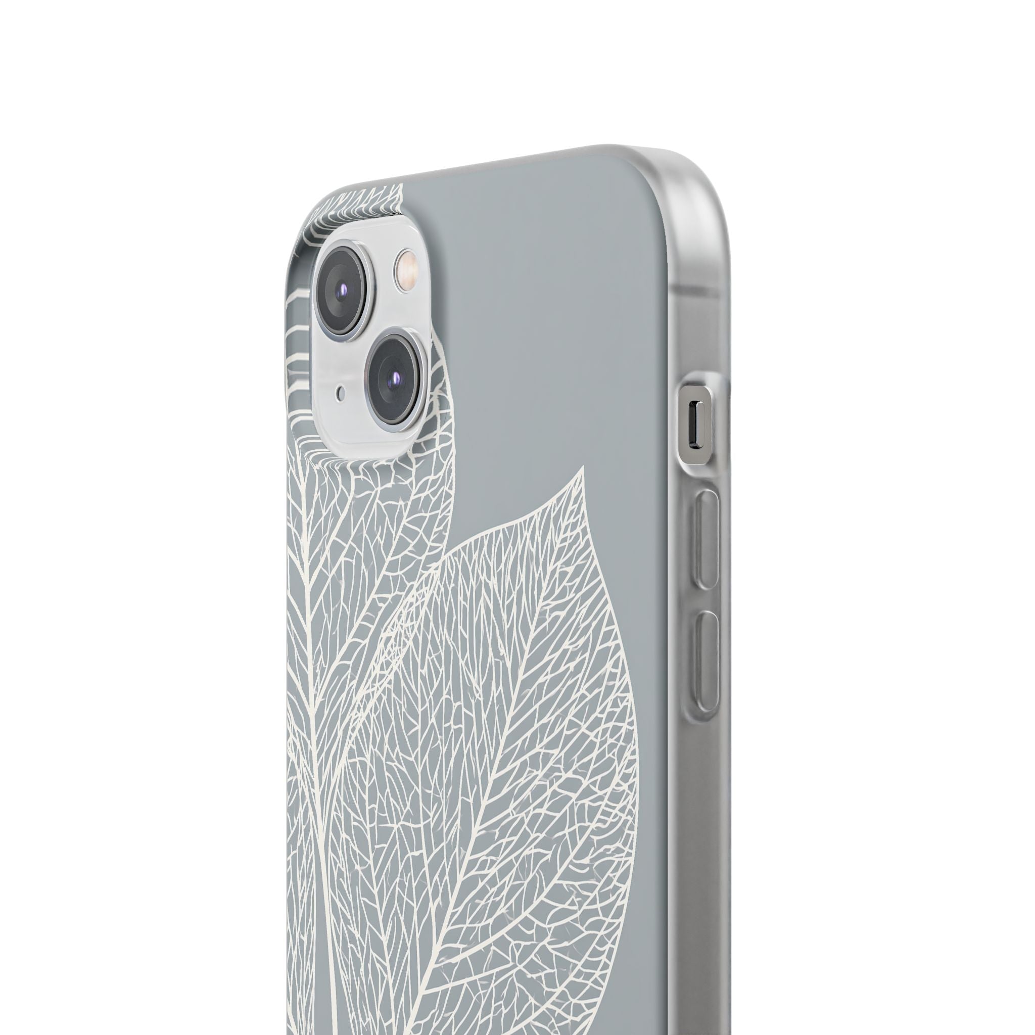 Grey Lite Phone Case for iPhone - Frosted Ash Veins