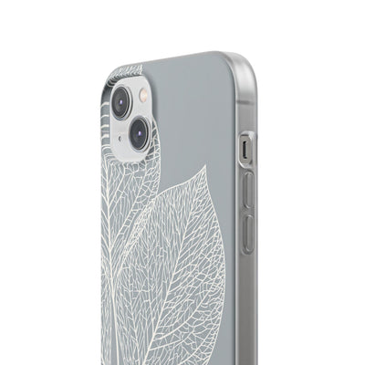 Grey Lite Phone Case for iPhone - Frosted Ash Veins