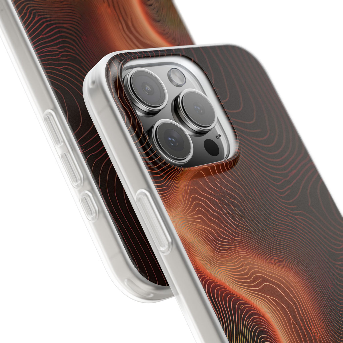 Caldera Ridge · Lite Phone Case for iPhone ·  Orange