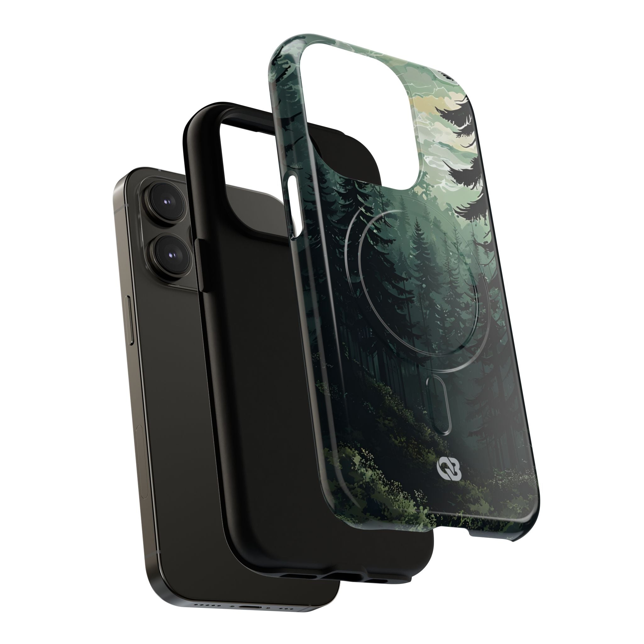Misty Pine Shadow · Tough+ Phone Case for iPhone · Magsafe