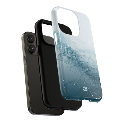 Teal Tough 2.0 Magsafe Phone Case for iPhone - Cyan Vector Lattice