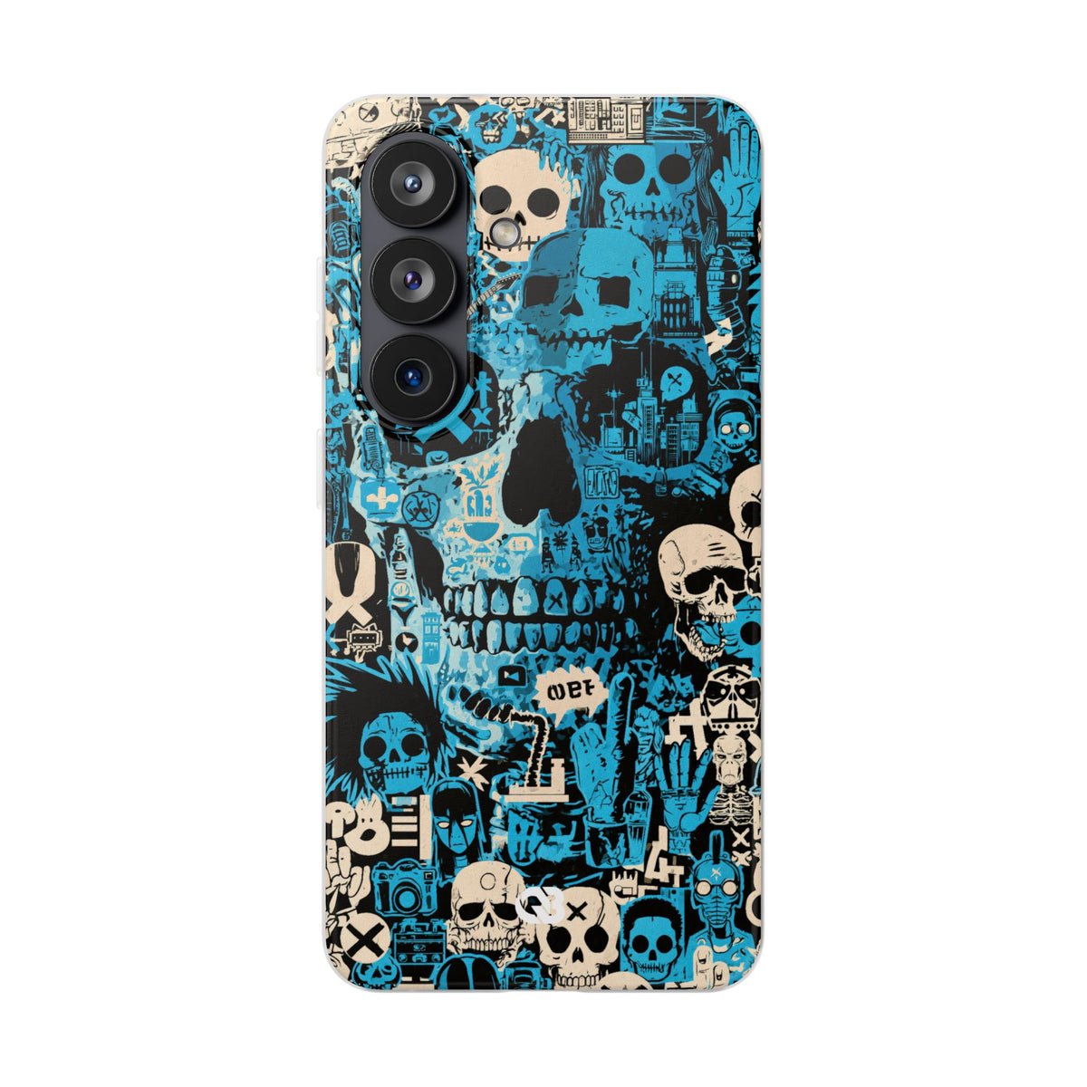 Electric Skull Graffiti · Lite Phone Case for Samsung · Blue