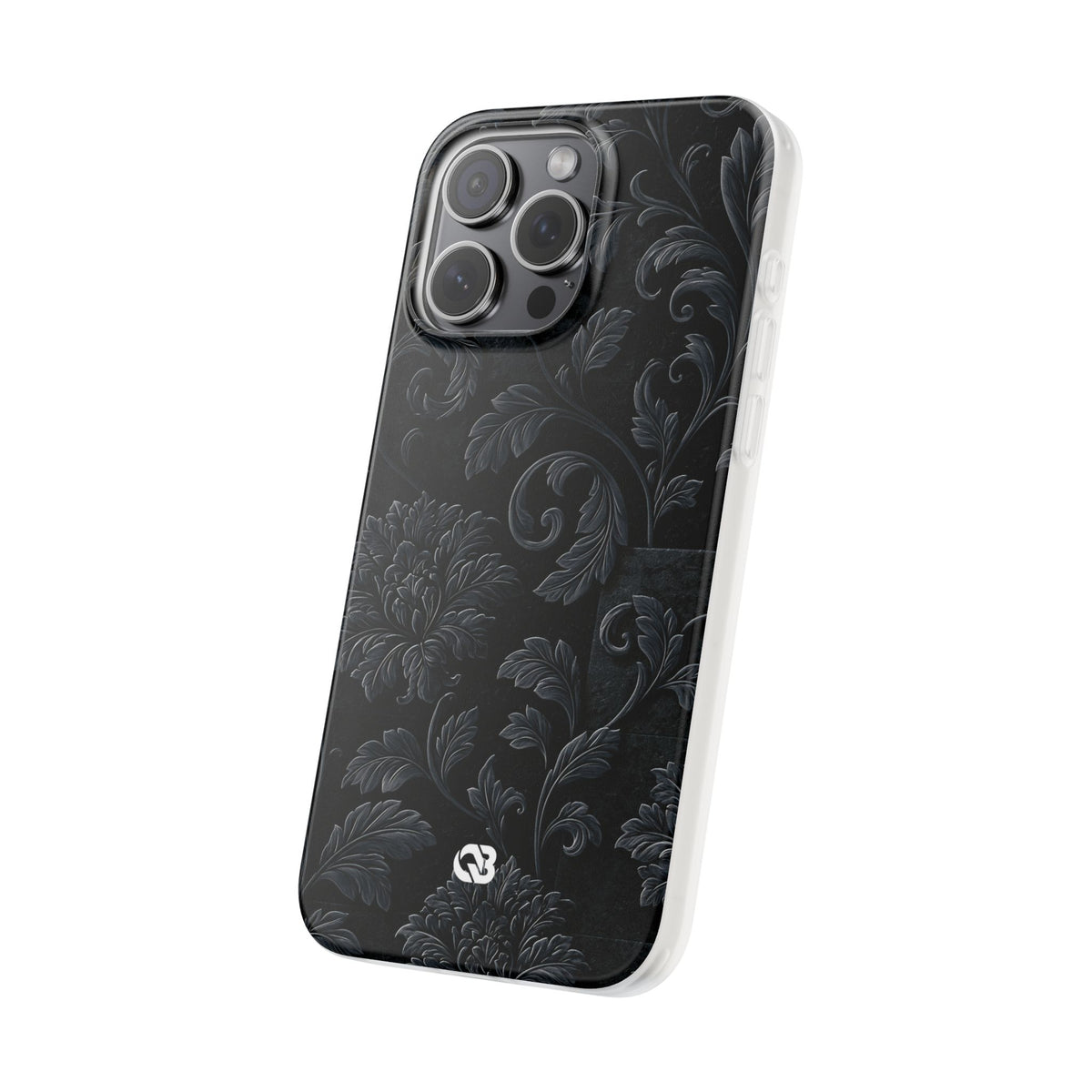 Obsidian Damask · Lite Phone Case for iPhone ·  Black