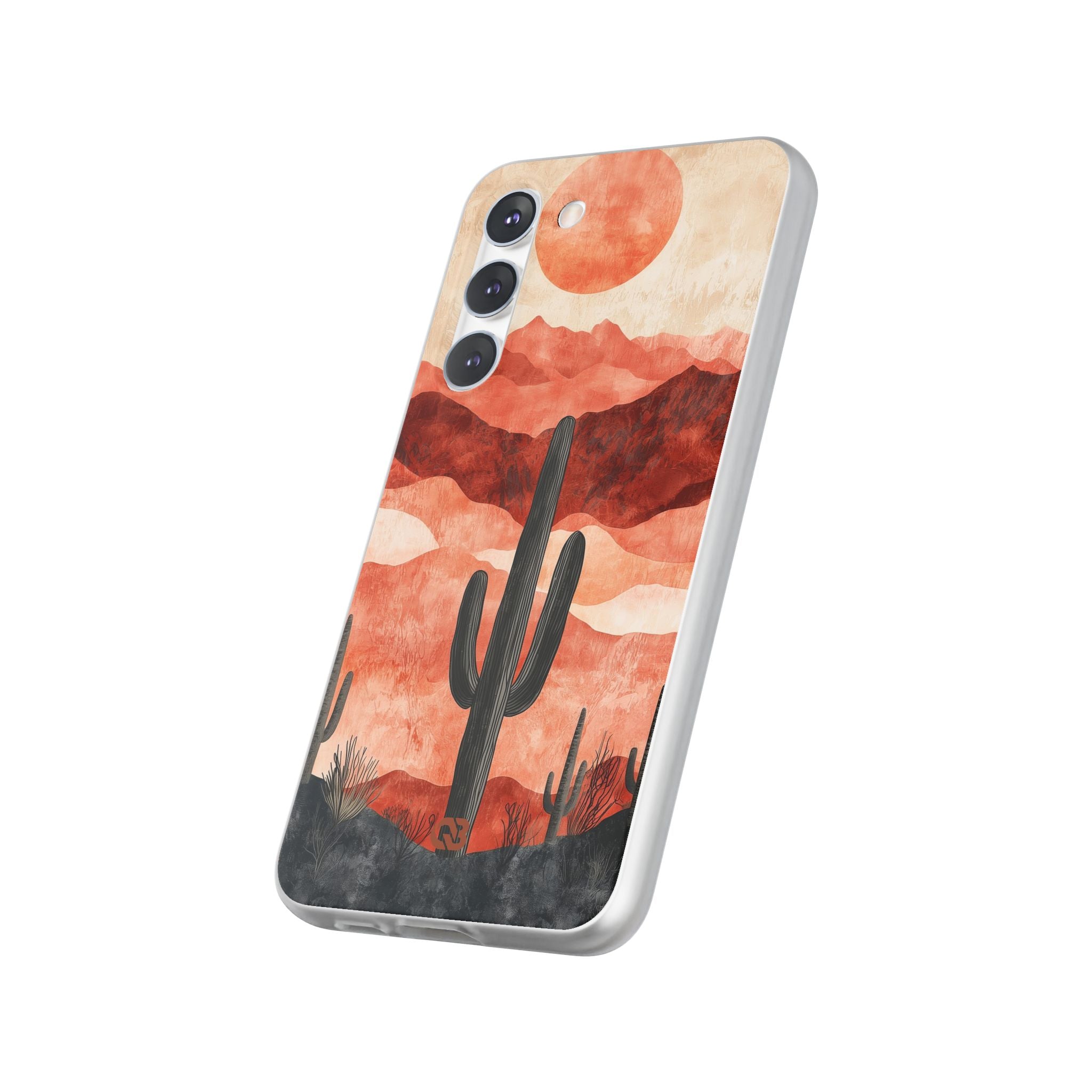 Terracotta Desert Sun · Soft Phone Case for Samsung