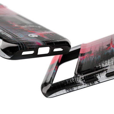 Black Tough Phone Case for Google Pixel - Crimson Data Leak