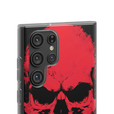 Crimson Street Skull · Soft Handyhülle für Samsung