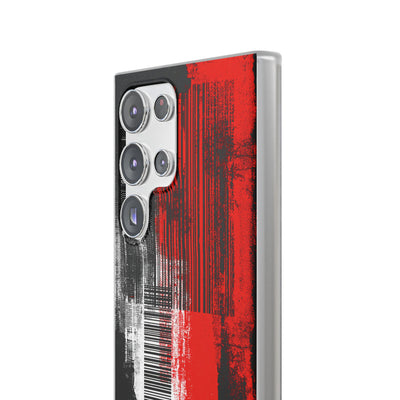 Distorted Barcode · Lite Phone Case for Samsung · Black