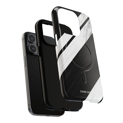 Distressed Stripe Motion iPhone 15 Pro Case - Tough+