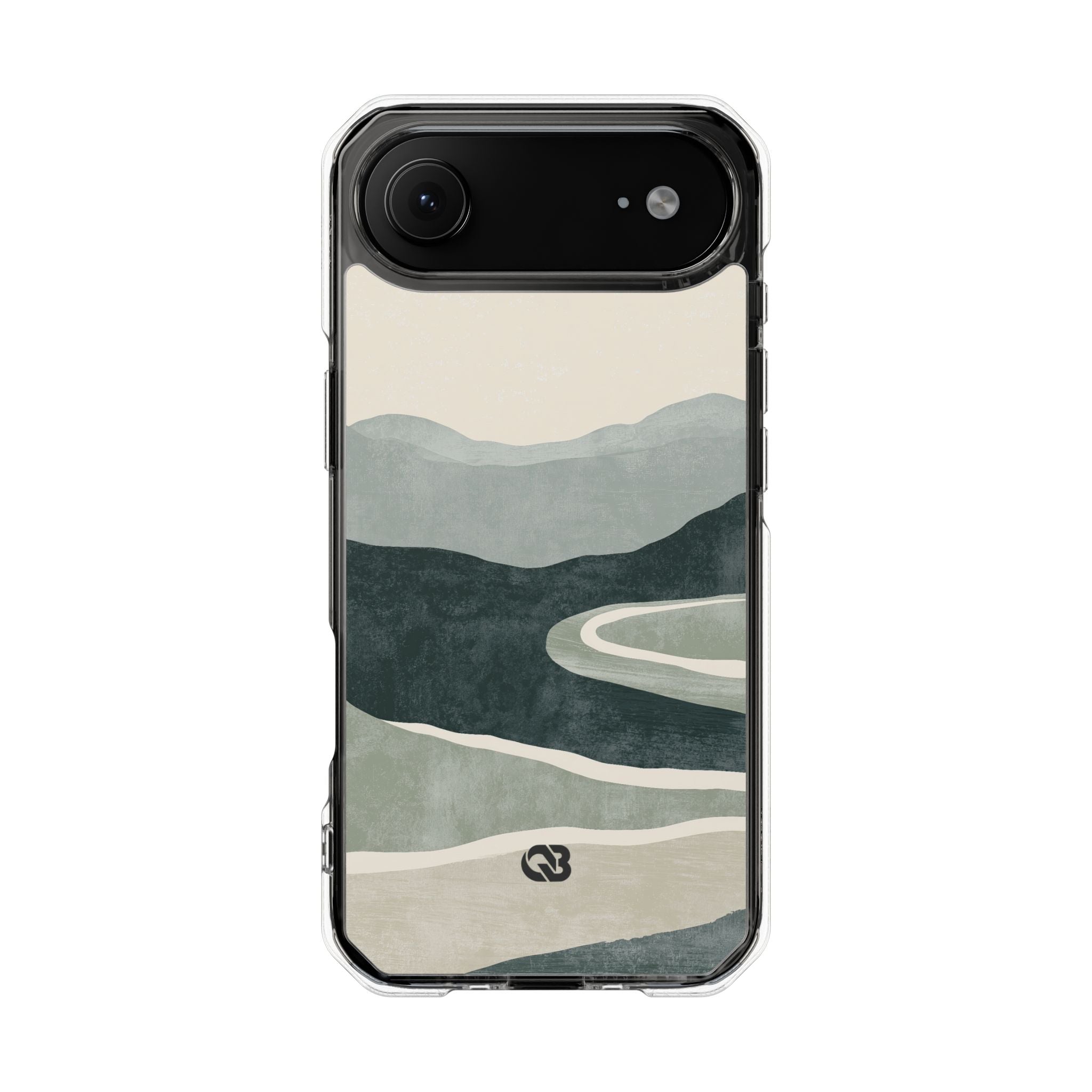Green Impact MagSafe Phone Case for iPhone - Misty Sage Valley