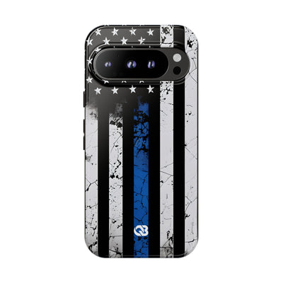 Gritty Cobalt Flag · Tough Phone Case for Google Pixel