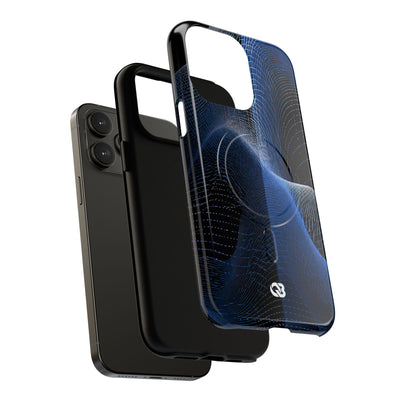 Blue Tough 2.0 Magsafe Phone Case for iPhone - Electric Blue Flux