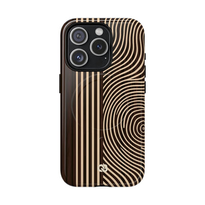 Brown Tough 2.0 Magsafe Phone Case for iPhone - Espresso Sand Ridge