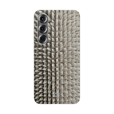 Beige Lite Phone Case for Samsung - Bone Spiked Grid