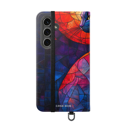 Stained Glass Cat - Samsung S24 Plus Case - Wallet