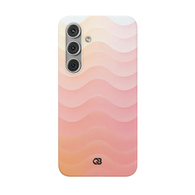 Blush Horizon Waves · Lite Phone Case for Samsung · Pink