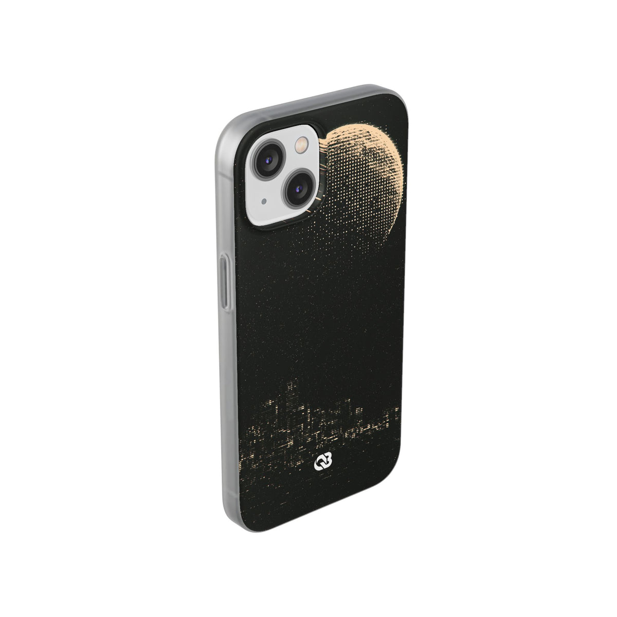 Lunar Metropolis Nocturne · Lite Phone Case for iPhone ·  Black