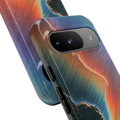 Prismatic Aura Shift · Tough Phone Case for Pixel ·  Blue