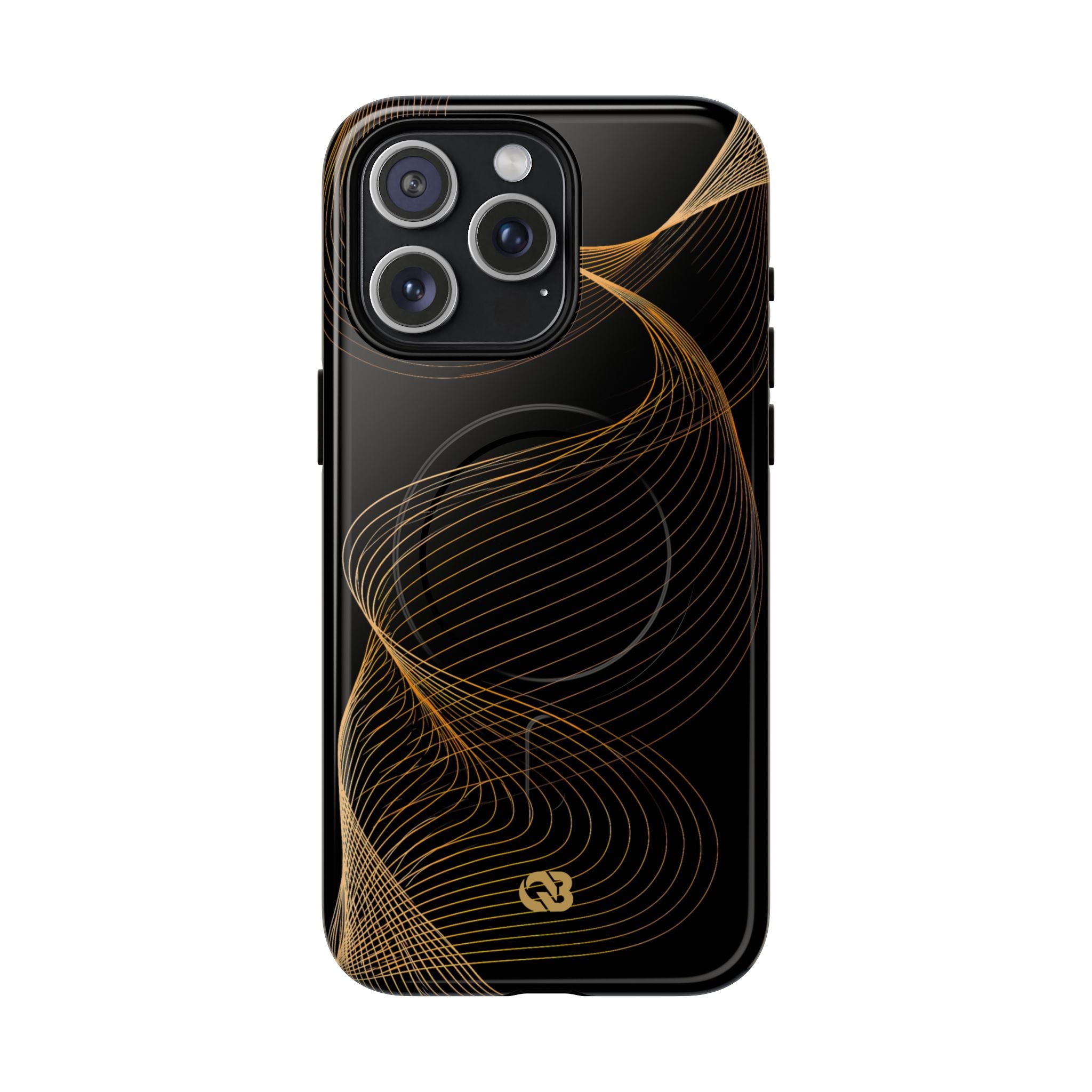 Gold Tough 2.0 Magsafe Phone Case for iPhone - Burnished Bronze Helix