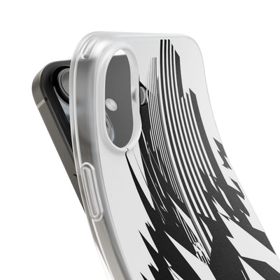 White Lite Phone Case for iPhone - Shattered Vector Spire