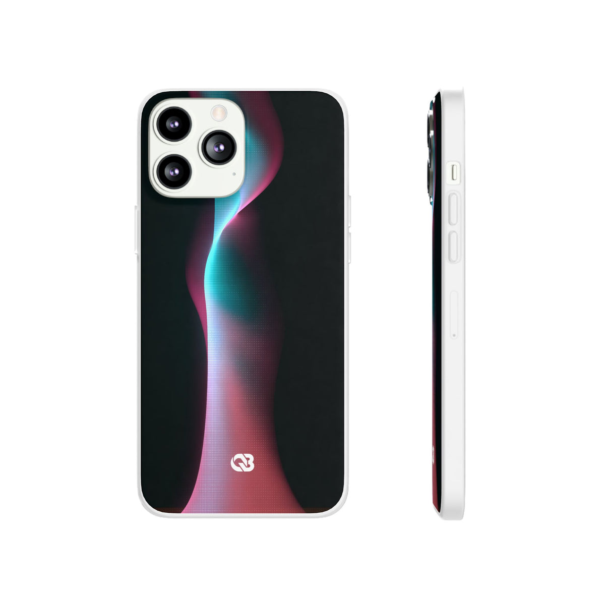 Neon Pixel Flow · Lite Phone Case for iPhone ·  Black