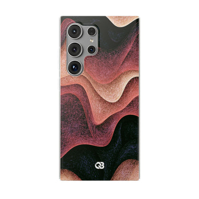 Rose Contour Waves · Lite Phone Case for Samsung · Pink