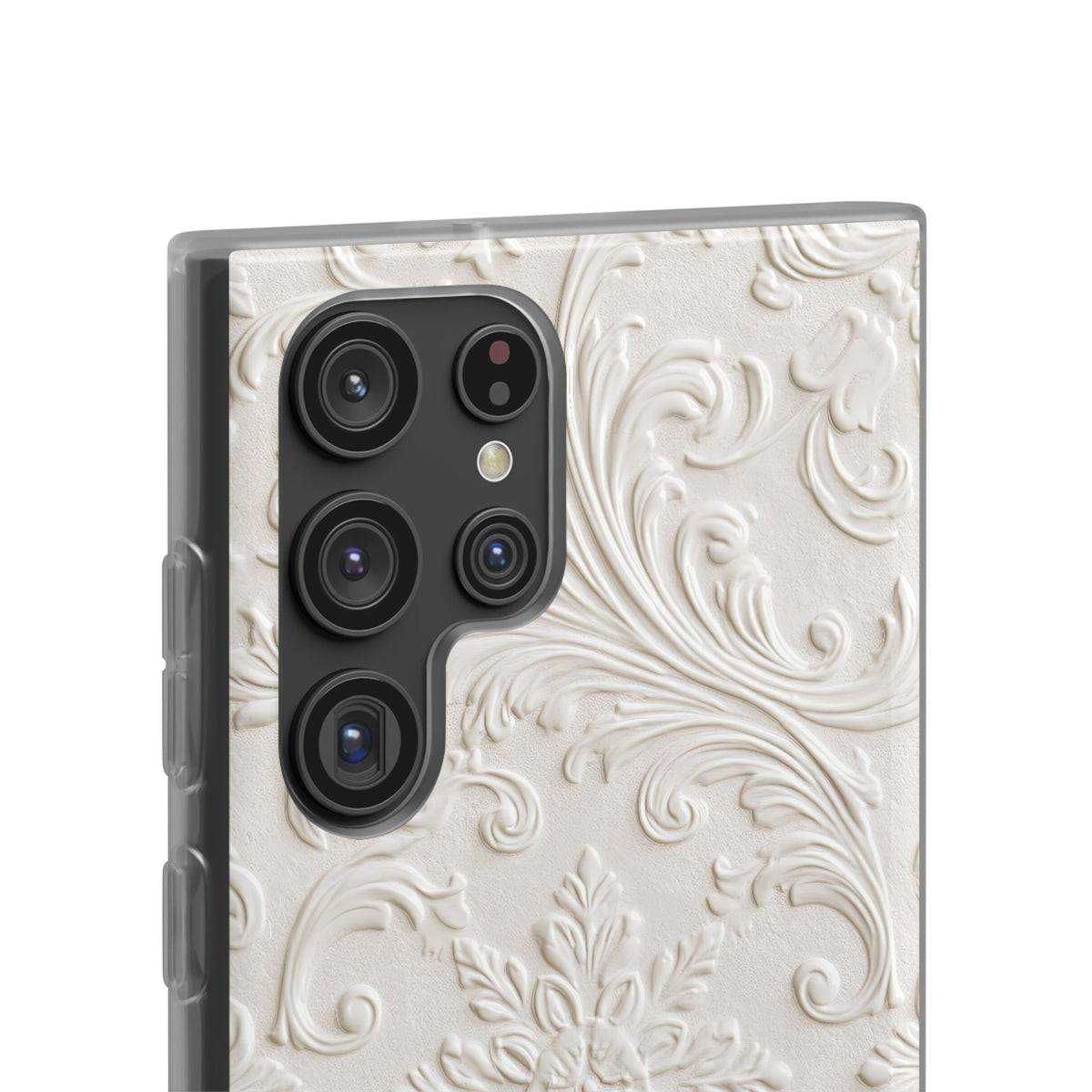 Sculpted Acanthus Relief · Lite Phone Case for Samsung · White