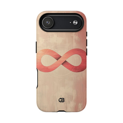 Terracotta Infinity Stroke · Tough+ Phone Case for iPhone · Magsafe
