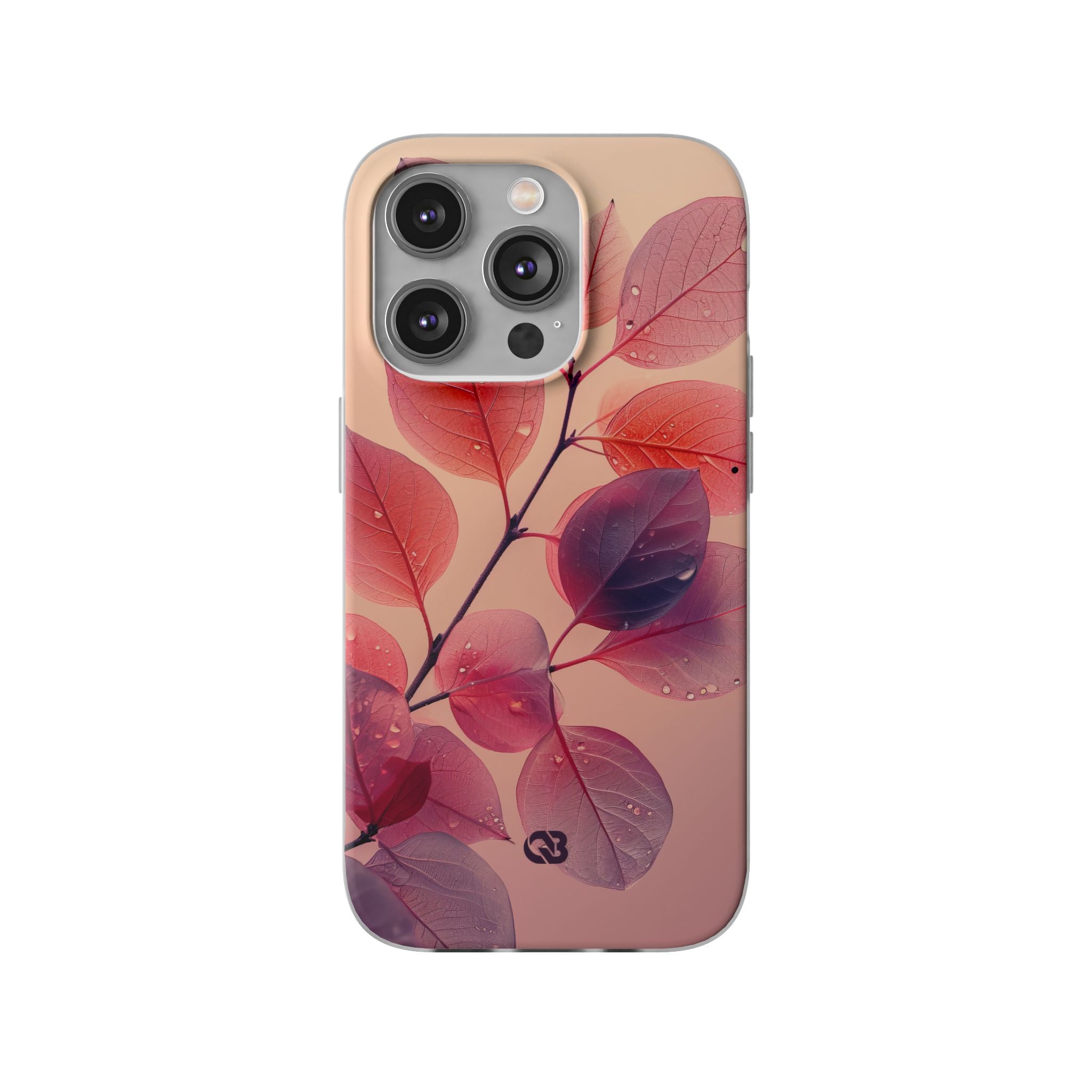 Dewy Magenta Foliage · Soft Phone Case for iPhone