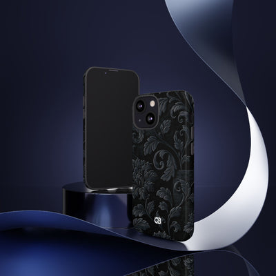 Obsidian Damask · Tough Phone Case for iPhone · Black