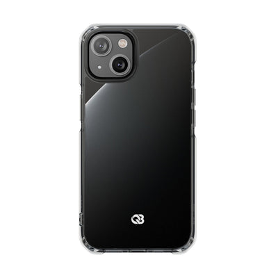 Obsidian Horizon · Clear Impact Magnetic Phone Case for iPhone ·  Black