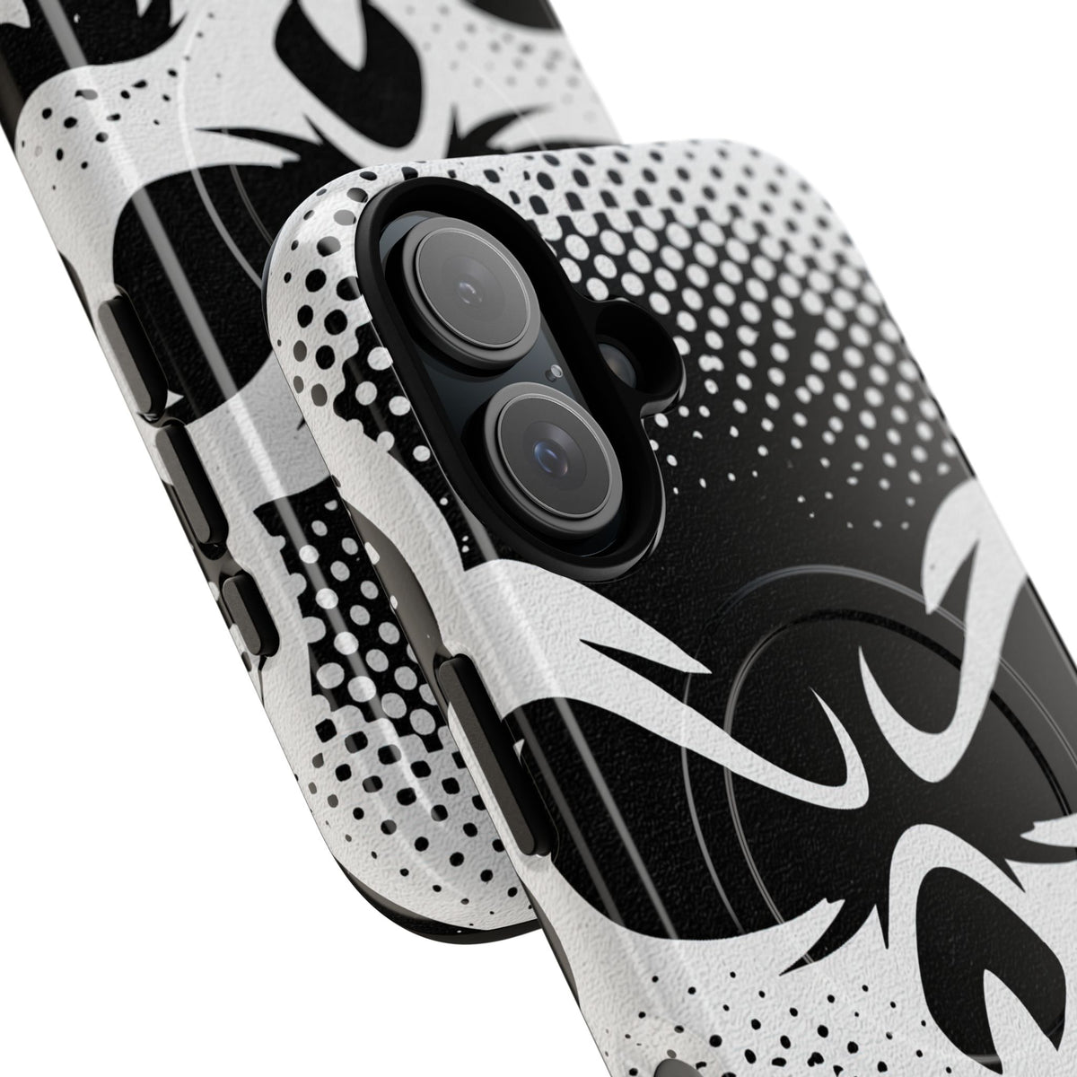 Phantom Halftone · Tough 2.0 Magnetic Phone Case for iPhone · Black