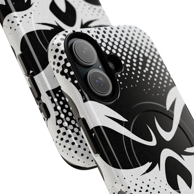 Phantom Halftone · Tough 2.0 Magnetic Phone Case for iPhone · Black