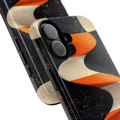 Orange Grit Twist · Tough Phone Case for iPhone