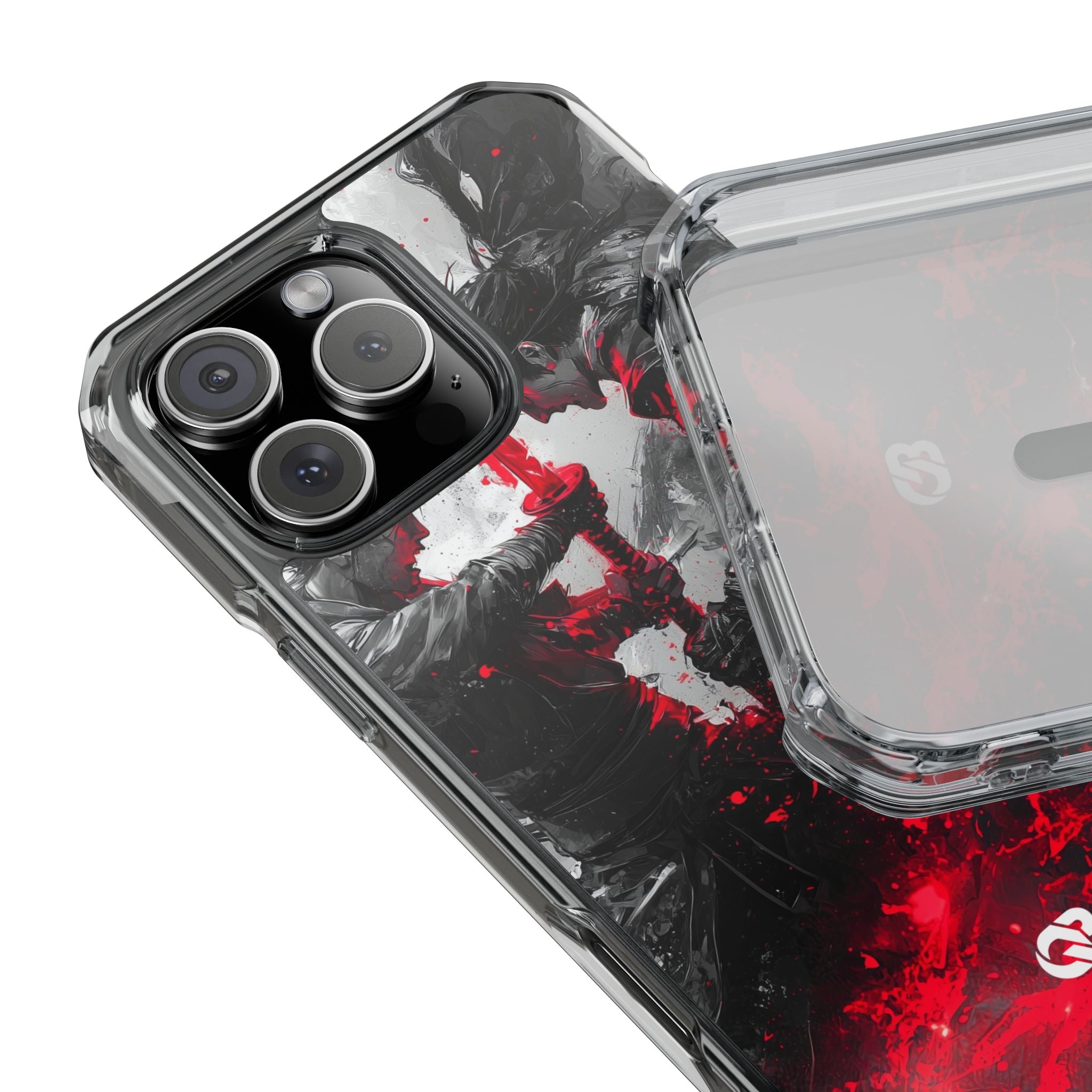 Shattered Crimson Duel · Impact Hoesje voor iPhone · Magsafe