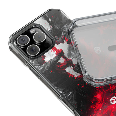 Shattered Crimson Duel · Impact Hoesje voor iPhone · Magsafe