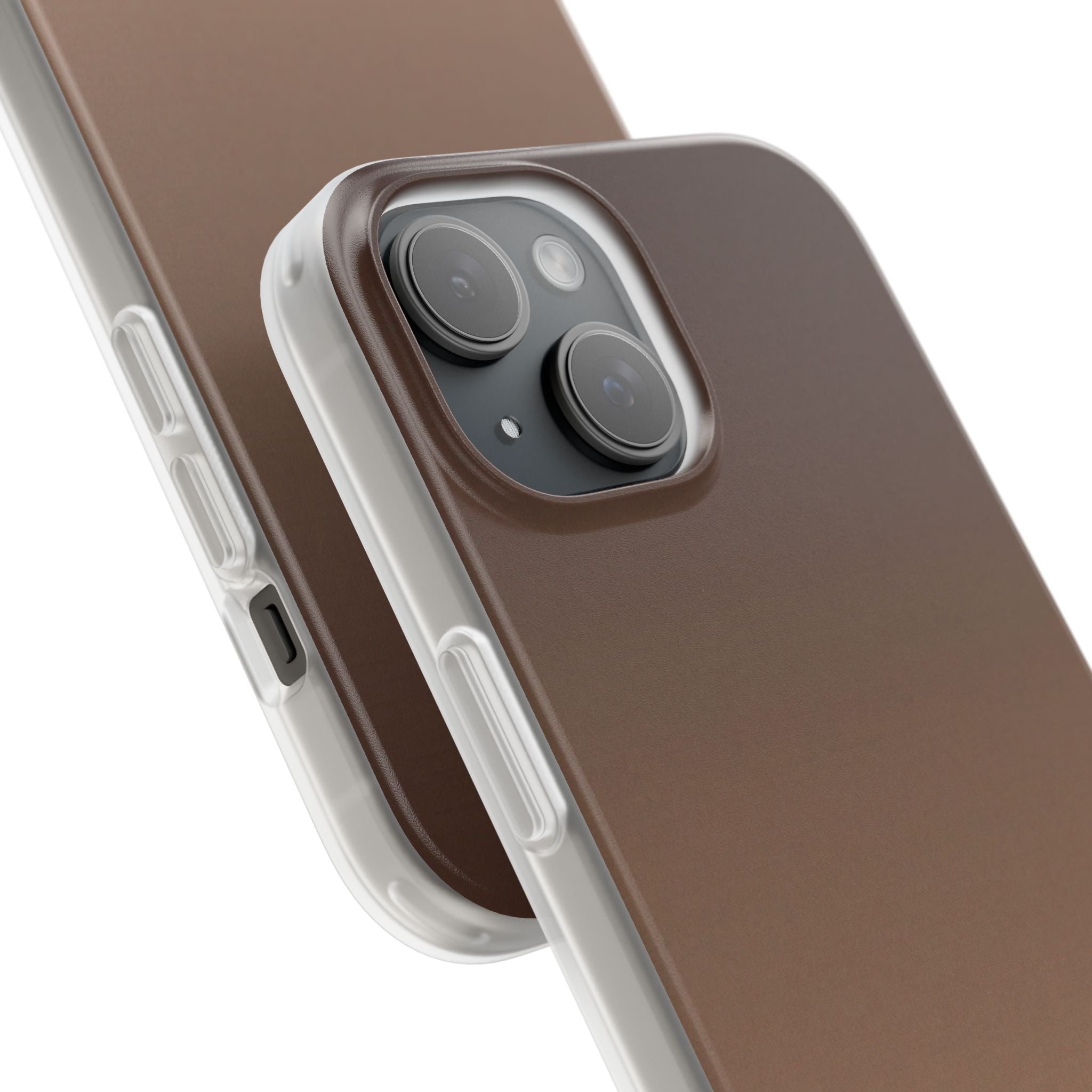 Brown Lite Phone Case for iPhone - Smoked Caramel Fade