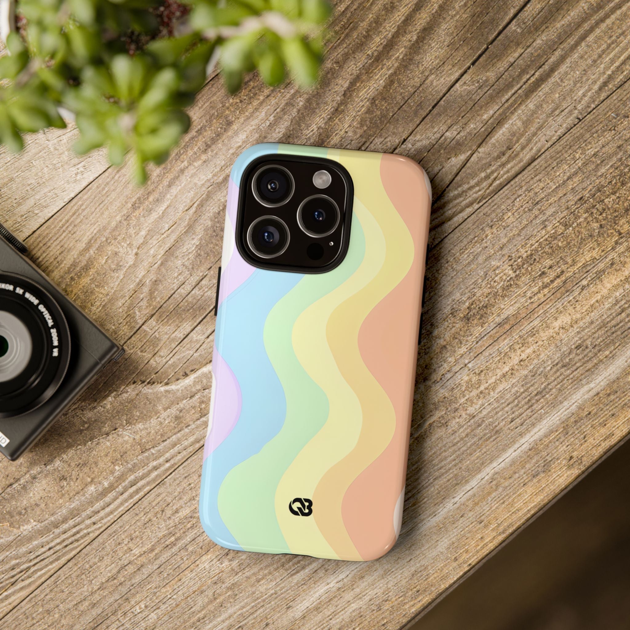 Pastel Ripple Flow · Tough Case na iPhone