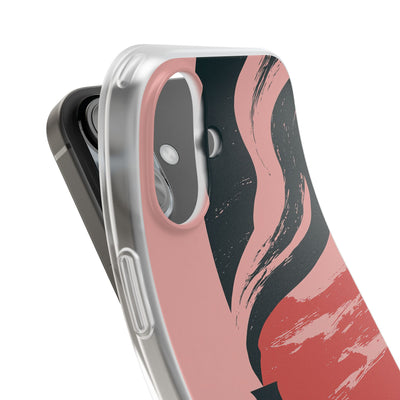 Pink Lite Phone Case for iPhone - Cinder Rose Plume