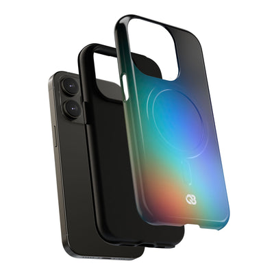 Black Tough 2.0 Magsafe Phone Case for iPhone - Electric Prism Grain