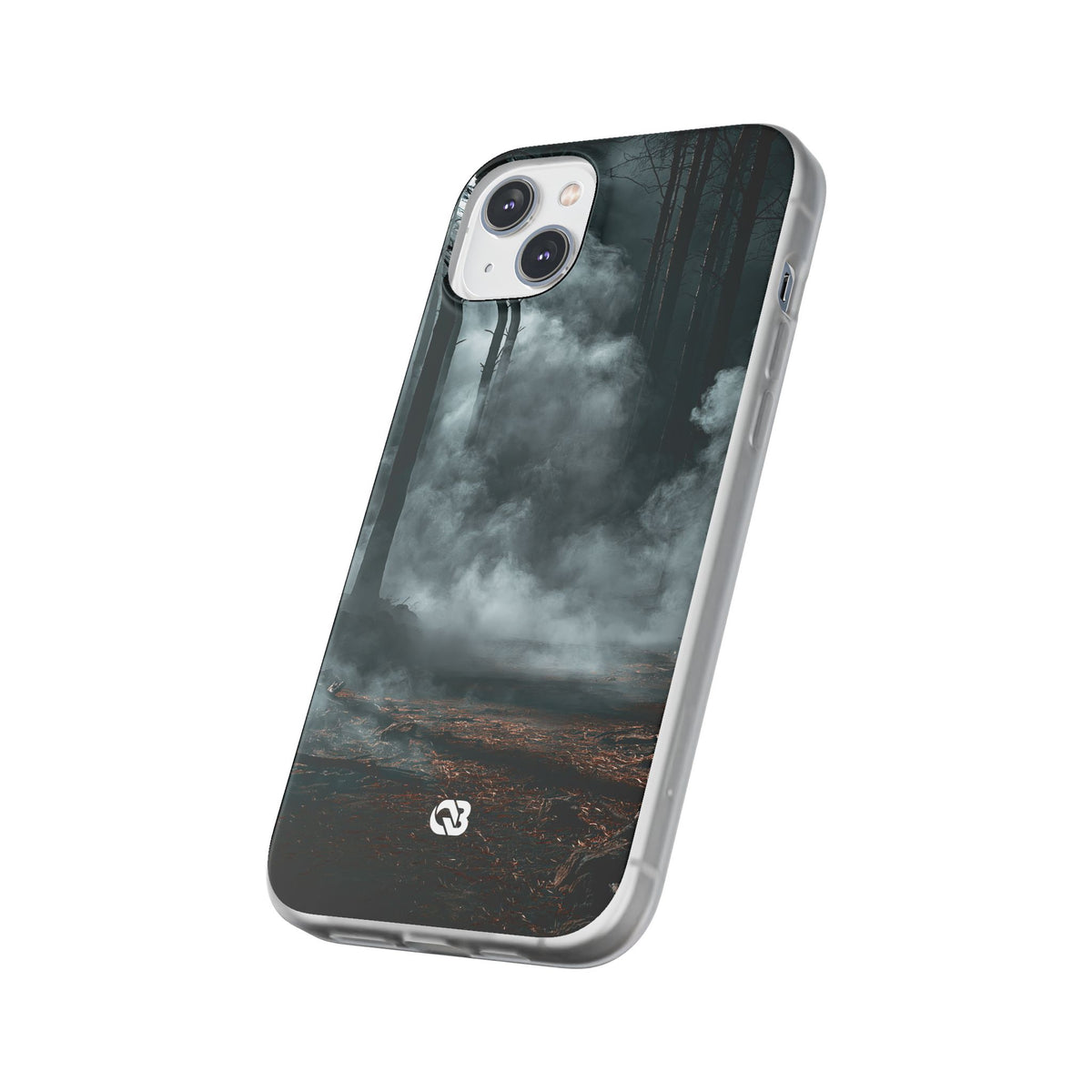 Shadowed Pine Mist · Lite Phone Case for iPhone ·  Black