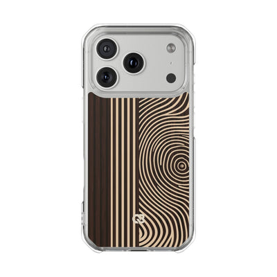 Brown Impact MagSafe Phone Case for iPhone - Espresso Sand Ridge