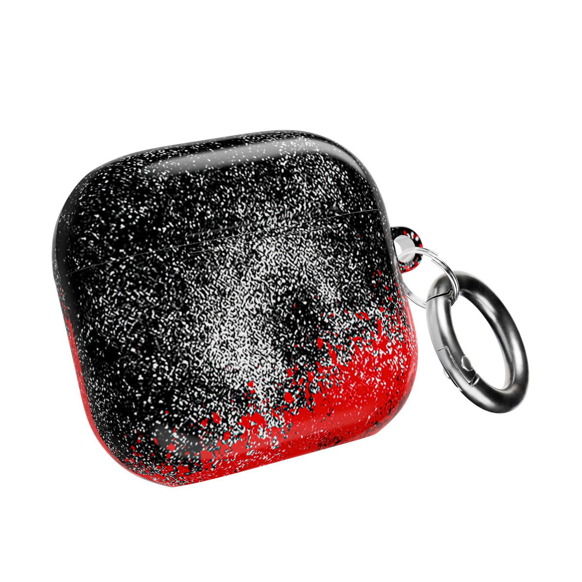 Crimson Noir Drip · Hard Case for AirPods & AirPods Pro · Black