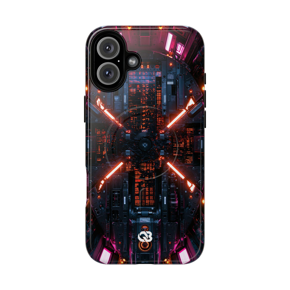 Cybernetic Reactor Core · Tough 2.0 Magnetic Phone Case for iPhone · Black