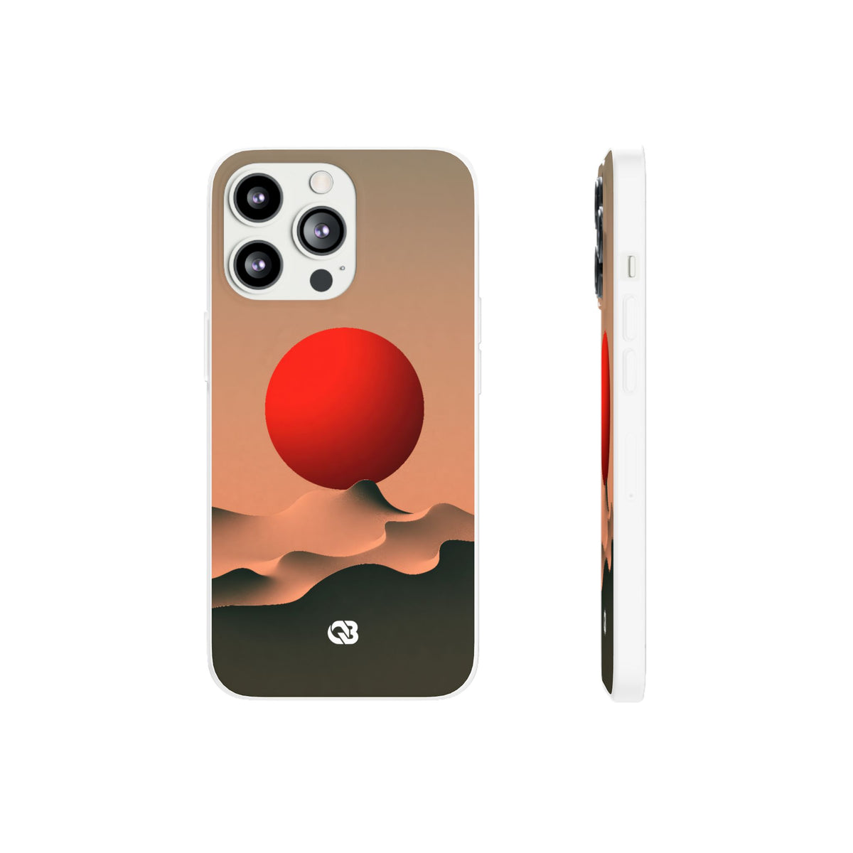 Crimson Sol Ridge · Lite Phone Case for iPhone ·  Red